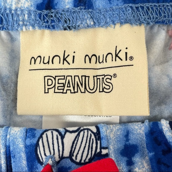 Peanuts Snoopy Ice Cream Pajama Set, Red, Blue - Picture 9 of 14